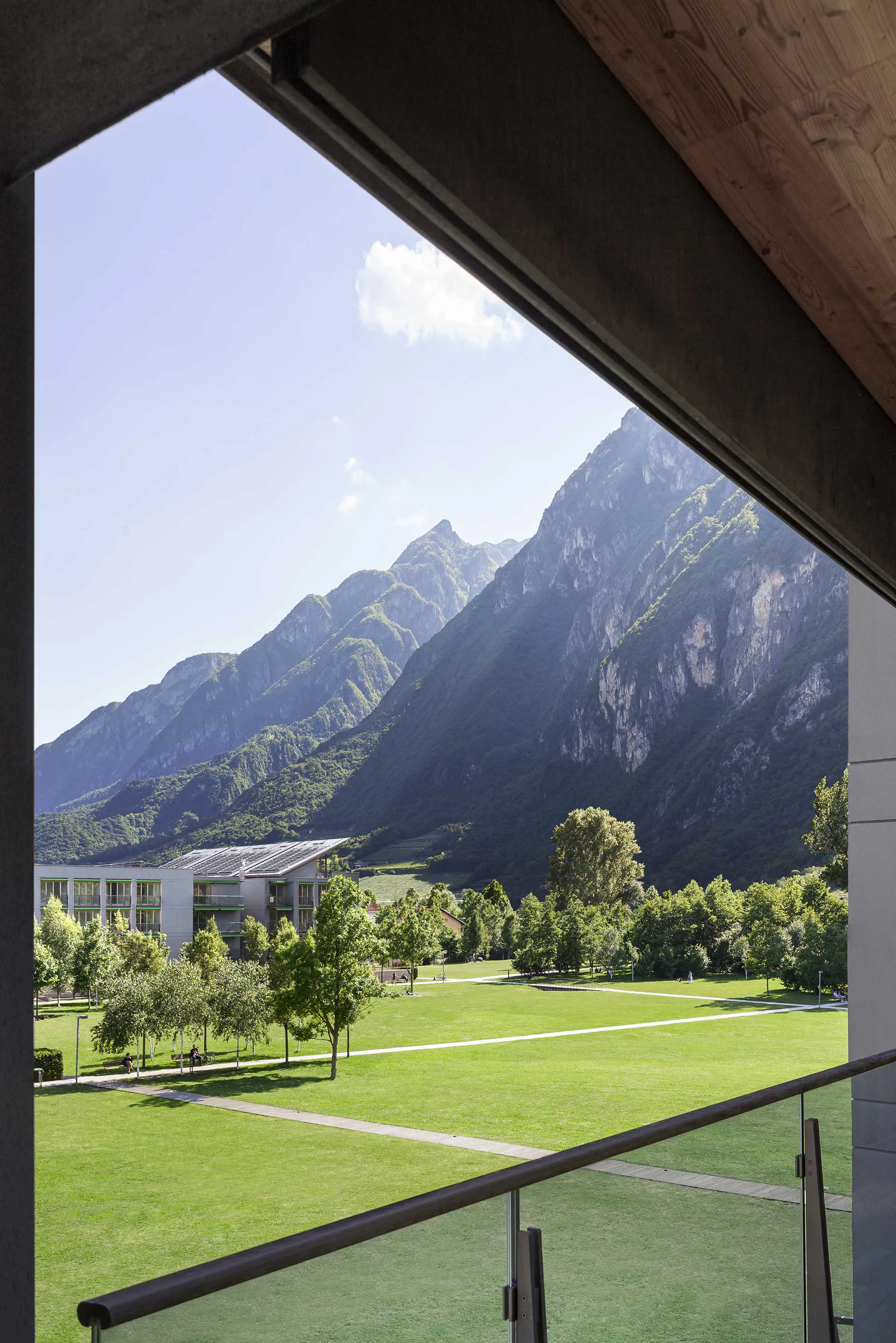 Vista delle montagne di Trento