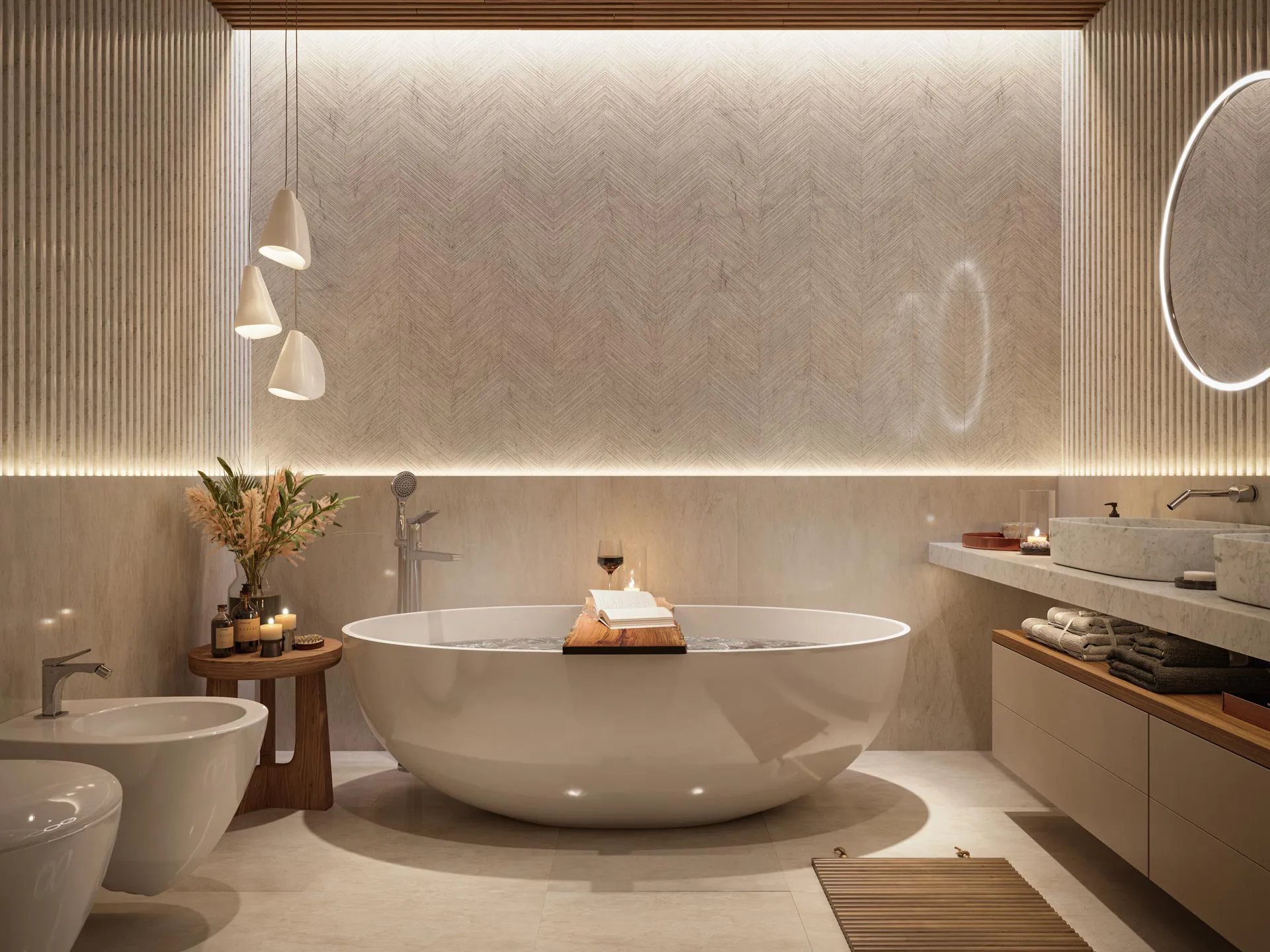 Bagno con vasca idromassaggio