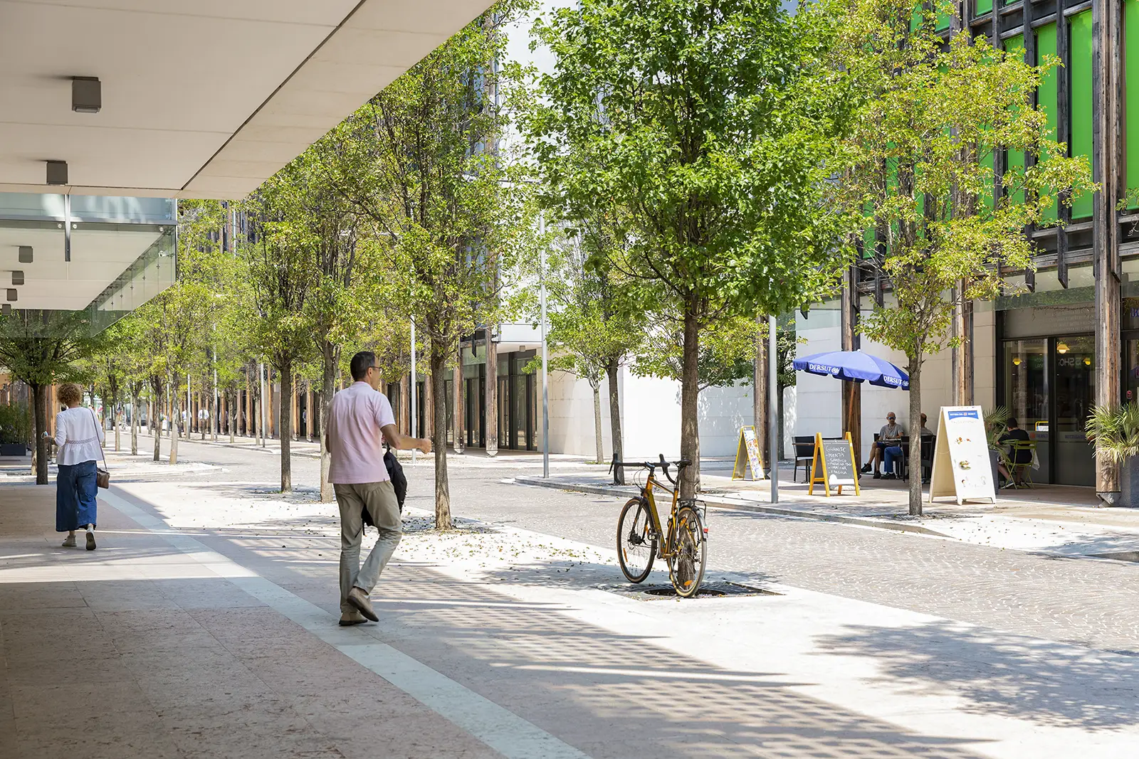 Strada pedonale del quartiere Le Albere